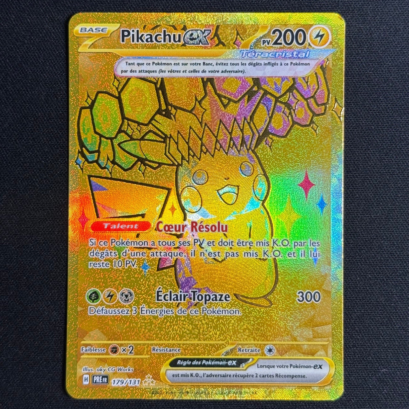 Pikachu EX 179/131 - Évolutions Prismatiques