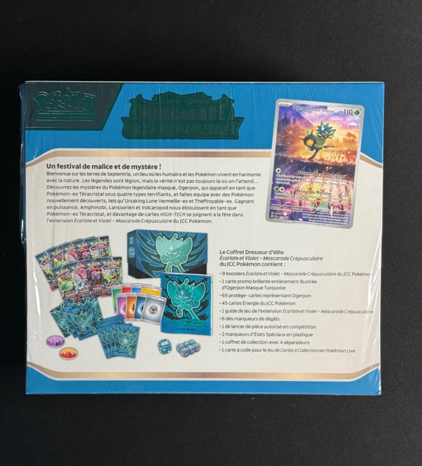 Coffret Dresseur d'Élite (ETB) – Écarlate et Violet : Mascarade Crépusculaire (EV06)