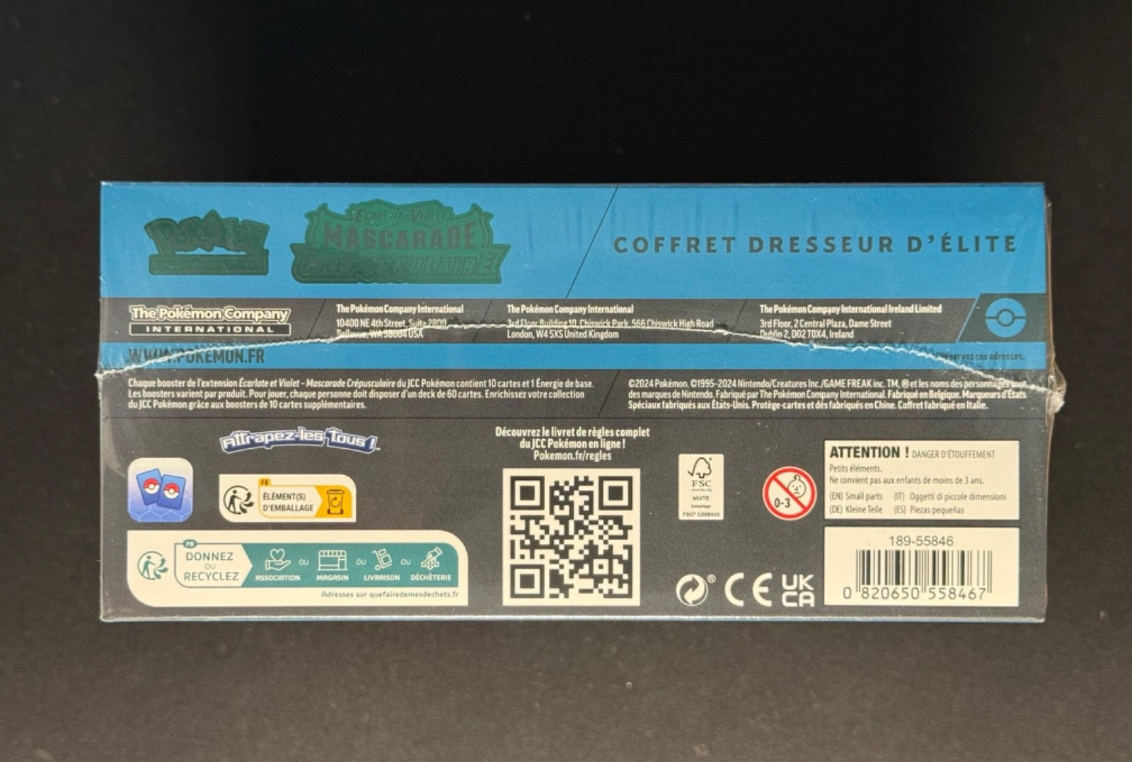 Coffret Dresseur d'Élite (ETB) – Écarlate et Violet : Mascarade Crépusculaire (EV06)