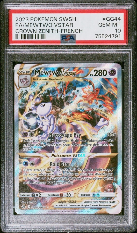 Mewtwo VSTAR GG44/GG70 - PSA 10