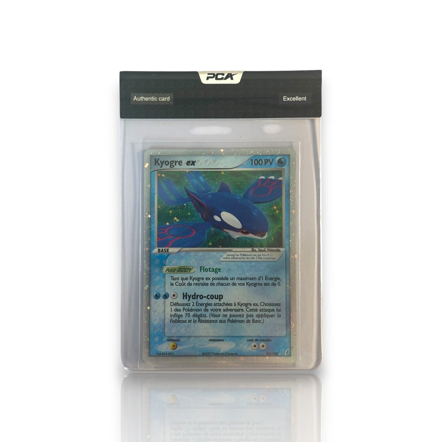Kyogre EX 95/100 - Pré-grade PCA "Excellent"